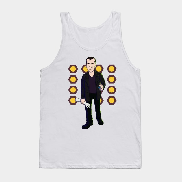 9th Doctor Tank Top by LorranNery